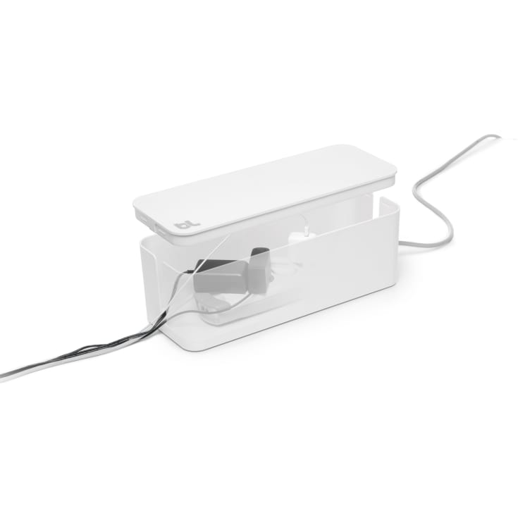 Bluelounge Cablebox kabelskjuler, stor i hvid