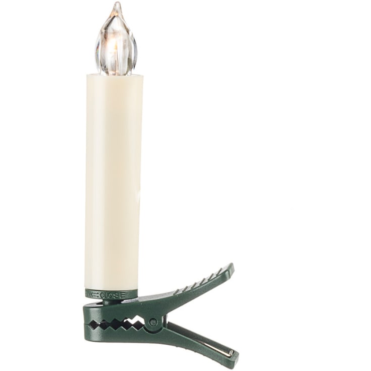 6 st Konstsmide julgransljus, 10 st, 8 cm, startpaket