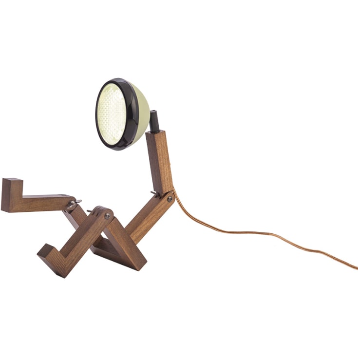 Mini Mr Wattson bordlampe, grønn