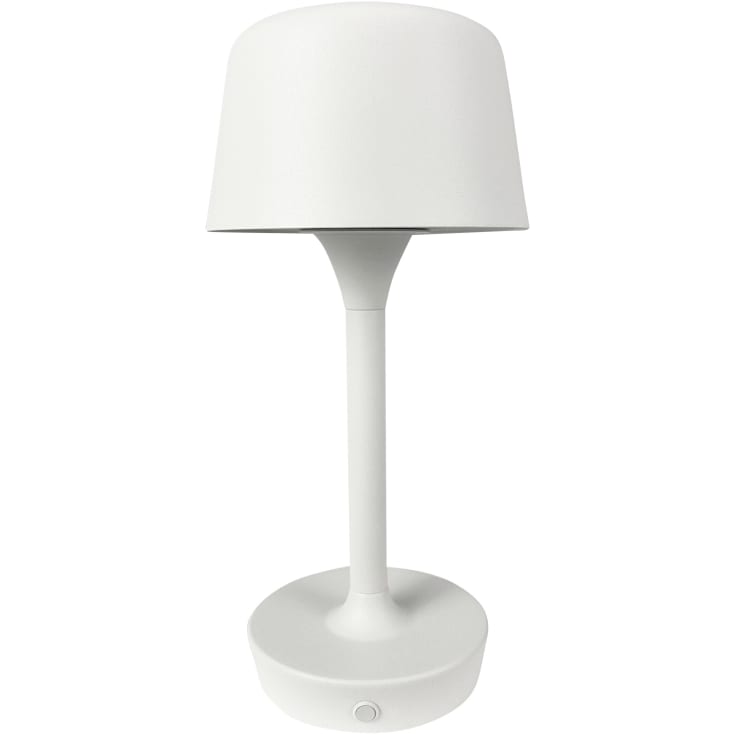 Dyberg Larsen Flow oppladbar bordlampe, hvit