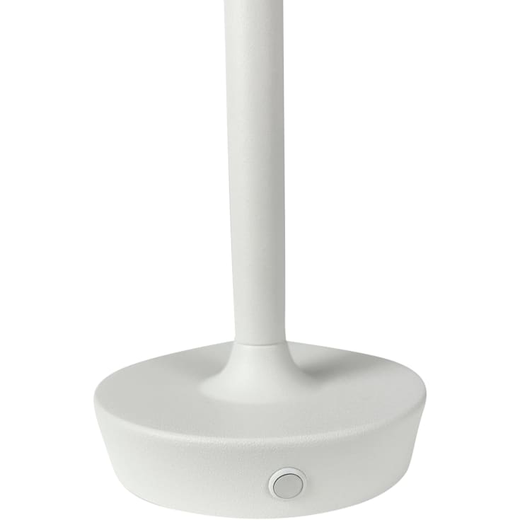 Dyberg Larsen Flow genopladelig bordlampe, hvid