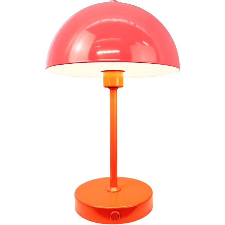 Dyberg Larsen Stockholm genopladelig bordlampe, rød