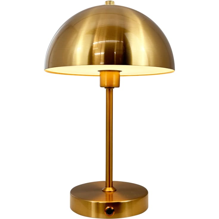 Dyberg Larsen Stockholm laddningsbar bordslampa, mässing