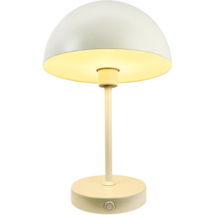 Dyberg Larsen Stockholm laddningsbar bordslampa, beige