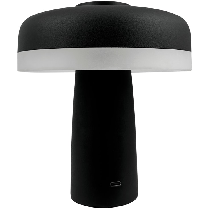 Dyberg Larsen Porter genopladelig bordlampe, sort