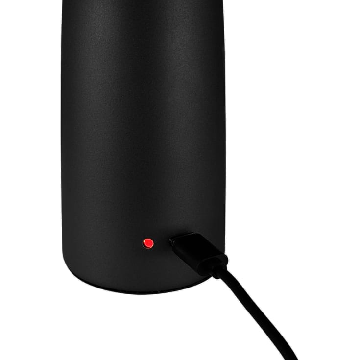 Dyberg Larsen Porter genopladelig bordlampe, sort
