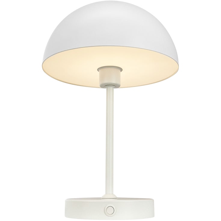 Dyberg Larsen Stockholm genopladelig bordlampe, hvid