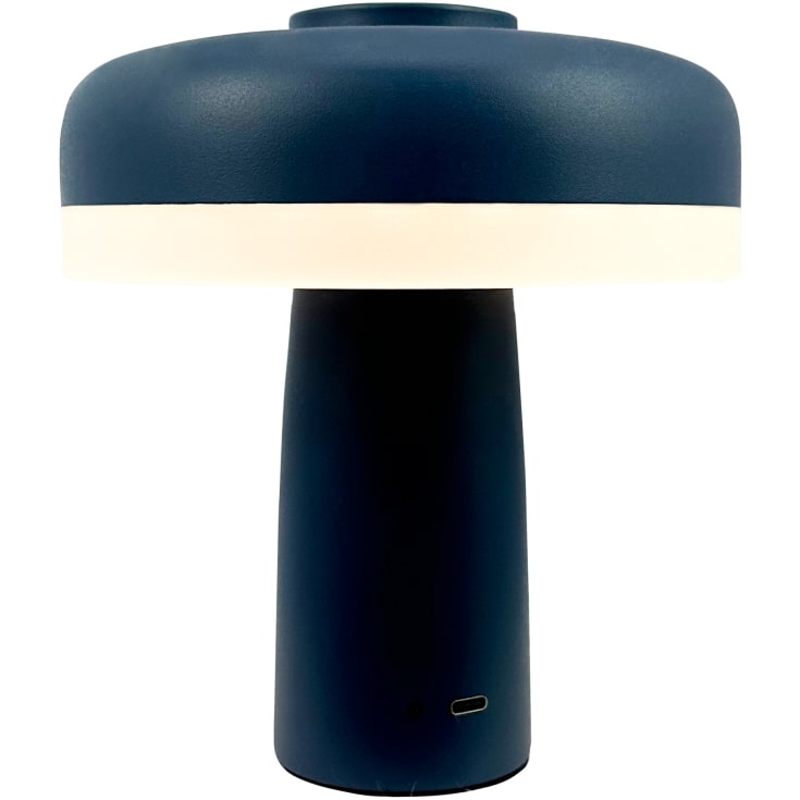 Dyberg Larsen Porter genopladelig bordlampe, blå