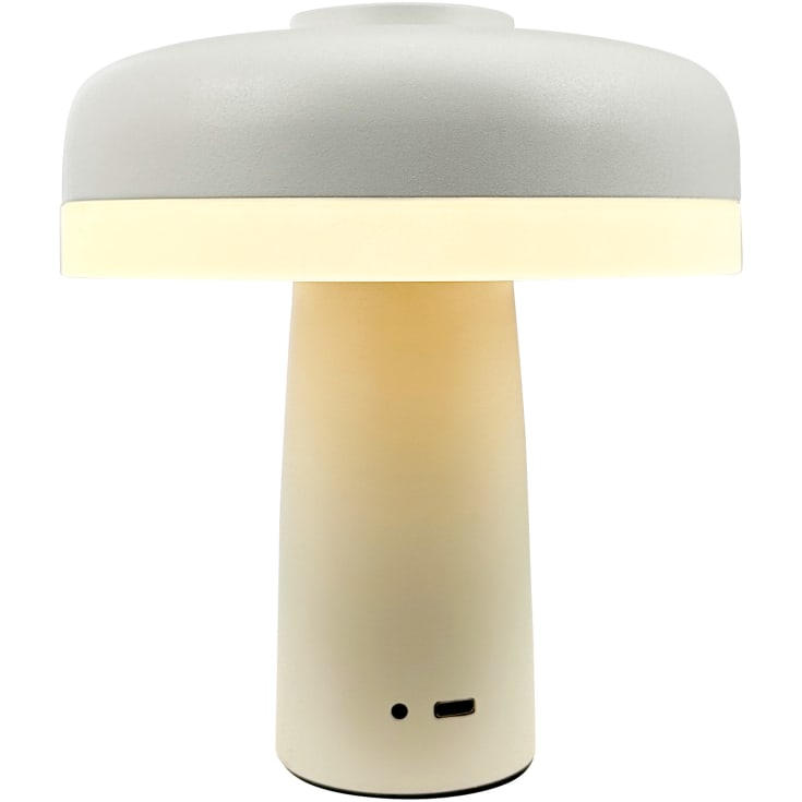 Dyberg Larsen Porter genopladelig bordlampe, hvid