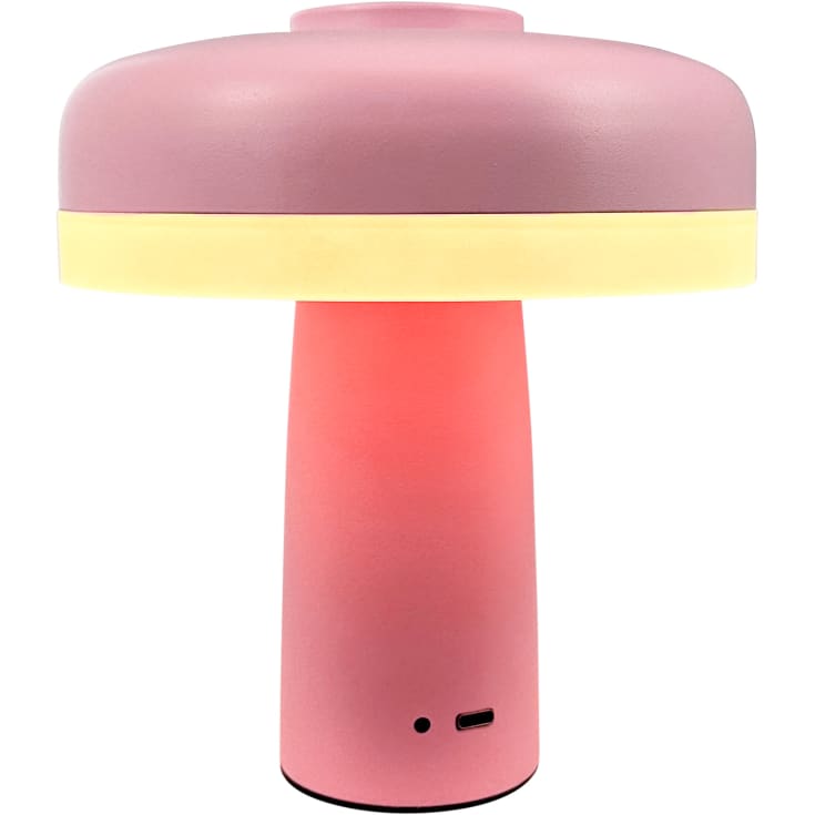 Dyberg Larsen Porter oppladbar bordlampe, rosa
