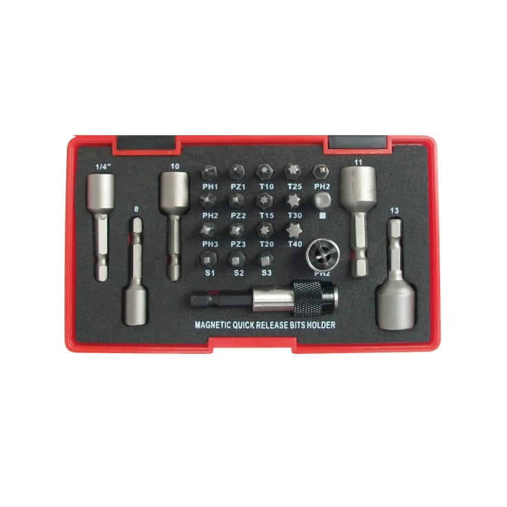 Tecos bitssæt TB024, 1/4", 24 dele