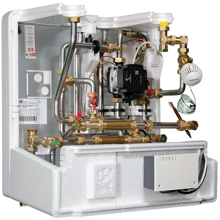 Metro Therm System 3 split fjernvarmeunit, med kabinet