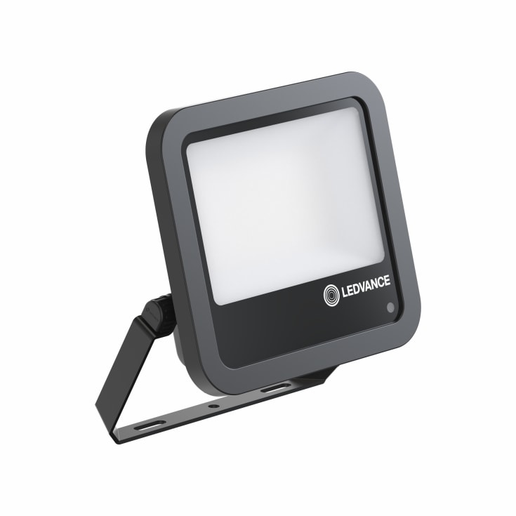 Ledvance lyskaster med sensor, sort, 4000K, 69W