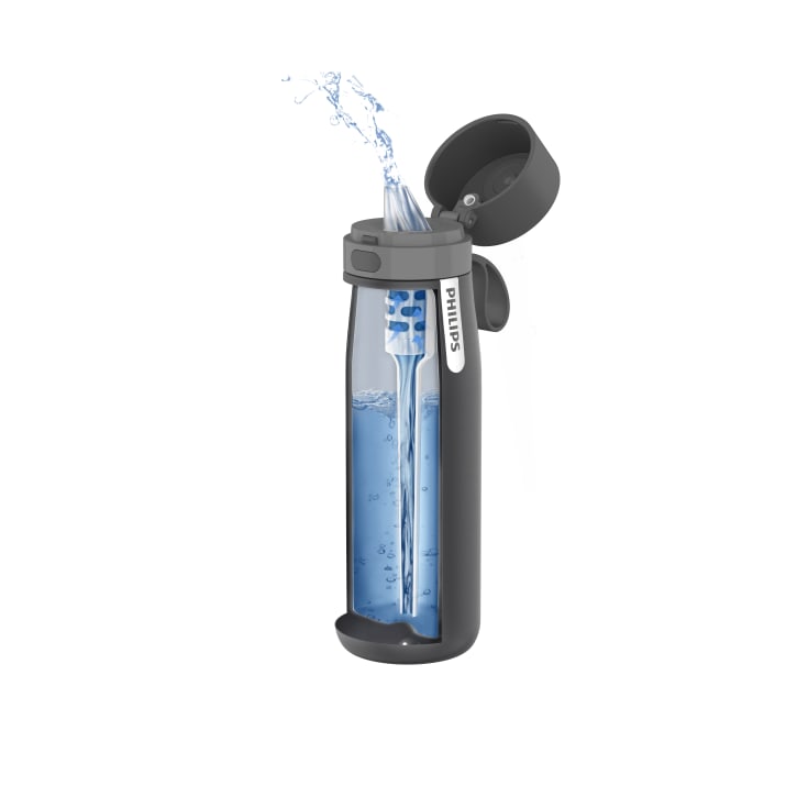 Philips GoZero Daily termoflaske med filter, grå