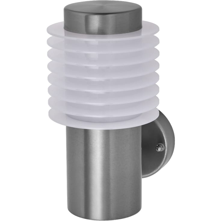 Ledvance Endura Style Rondo vägglampa utomhus, rostfritt stål