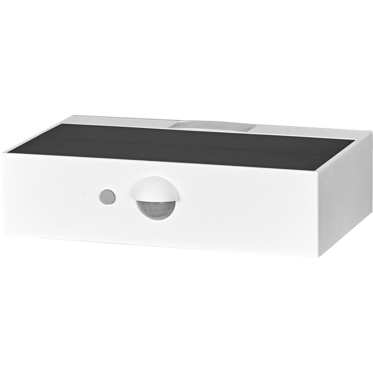 Ledvance Endura Style Bricklum vägglampa solcell, sensor, vit
