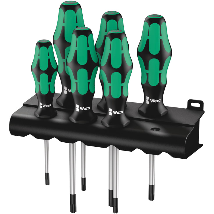 Wera 367 Kraftform skruetrækkersæt, torx kærv, 6 dele