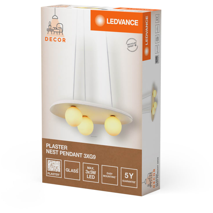 Ledvance Nest ljuskrona, vit
