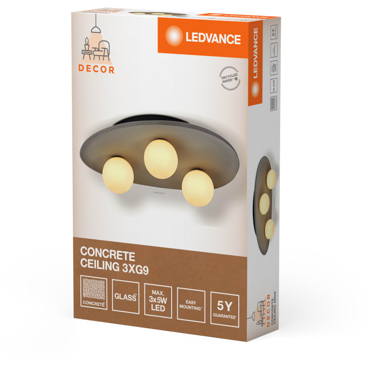 Ledvance Nest loftlampe, grå
