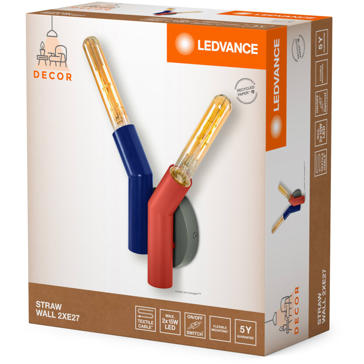 Ledvance Straw vägglampa