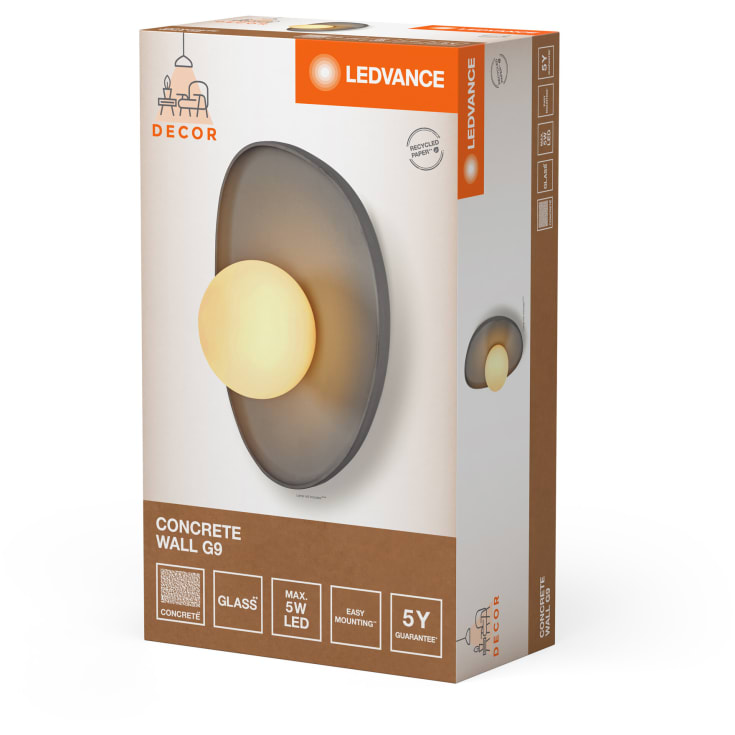 Ledvance Decor Nest vegglampe, grå
