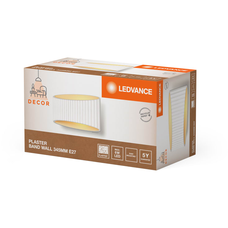 Ledvance Decor Plaster Band vegglampe, 29 cm