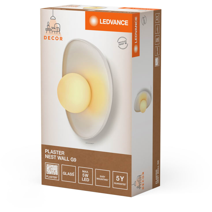 Ledvance Nest vägglampa, vit