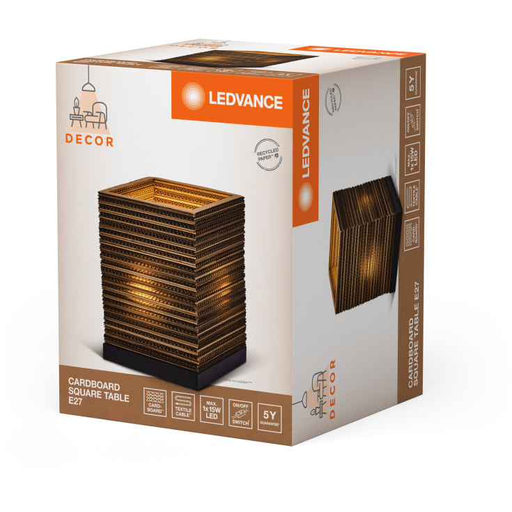 Ledvance Decor Cardboard Square bordlampe