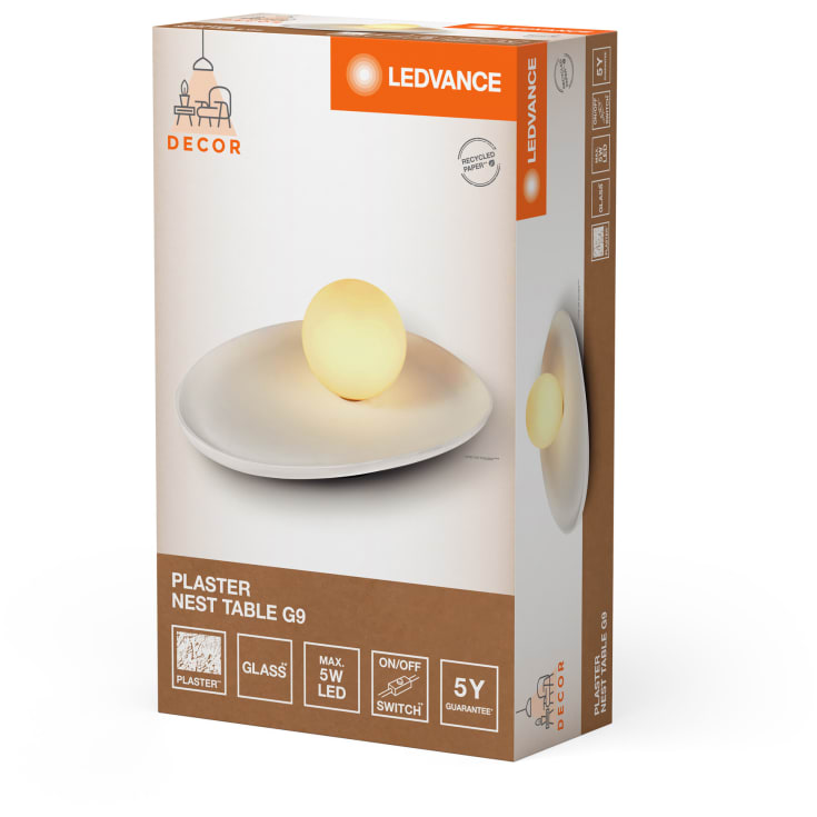 Ledvance Nest bordlampe, hvid