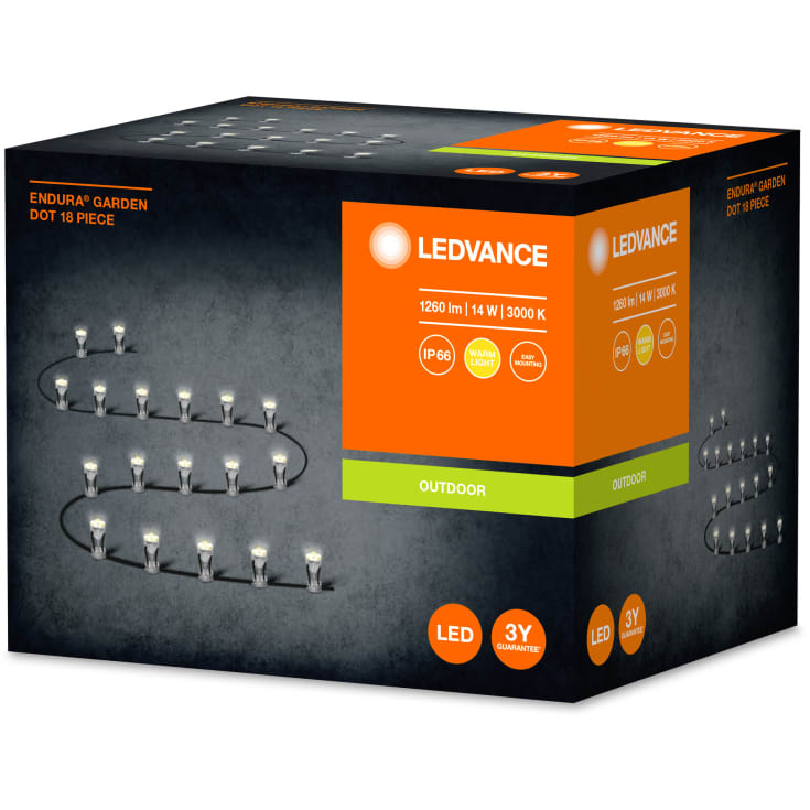 Ledvance Endura Garden Dot bedlamper, 18 stk, startsæt