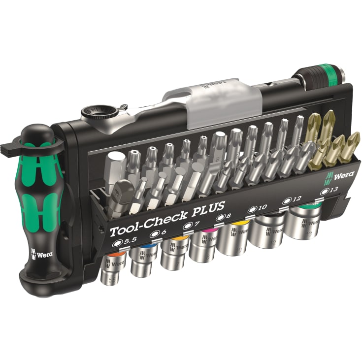 Wera 8001-A Tool Check bits- og topnøglesæt, 39 dele