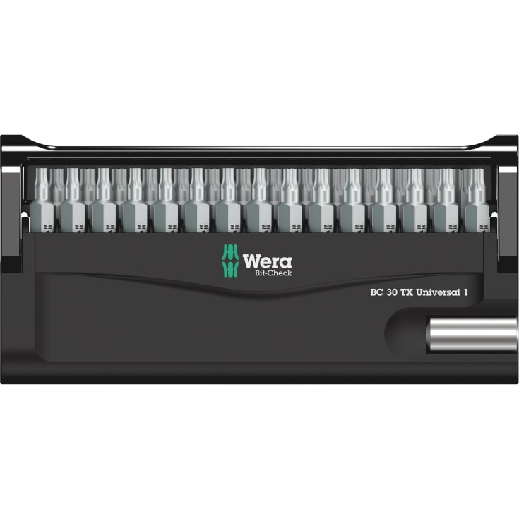 Wera Bit-Check 30 TX Universal bitssæt, 30 dele