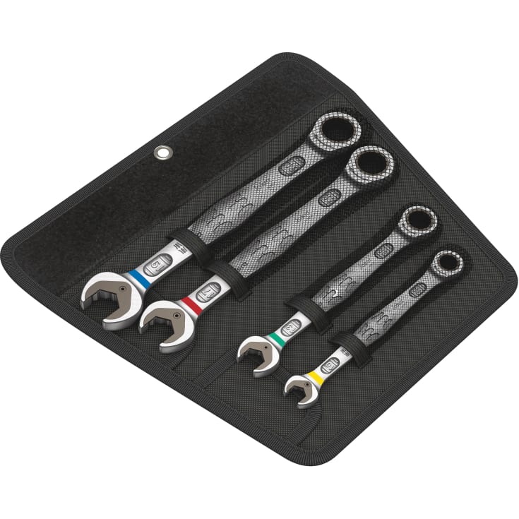 Wera 6000 Joker 4, gaffel/ring-skraldenøglesæt, 4 dele