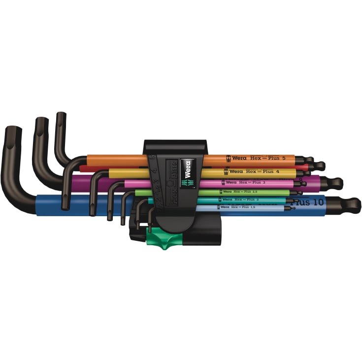 Wera 950/9 Hex-Plus insexnyckelsats, 9 delar