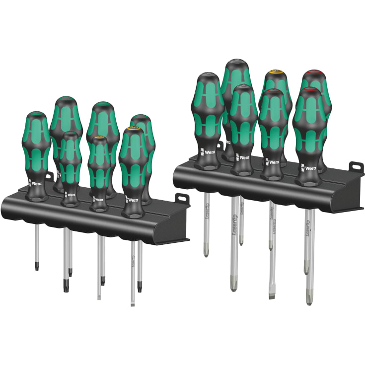 Wera Kraftform Big Pack 300, skruvmejselsats, 14 delar