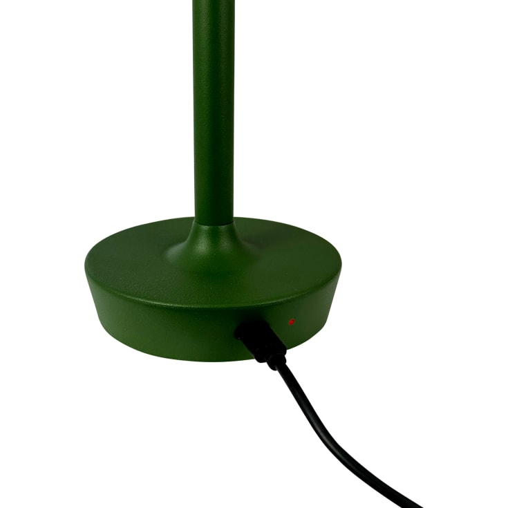 Dyberg Larsen Flow oppladbar LED-bordlampe mørkegrønn
