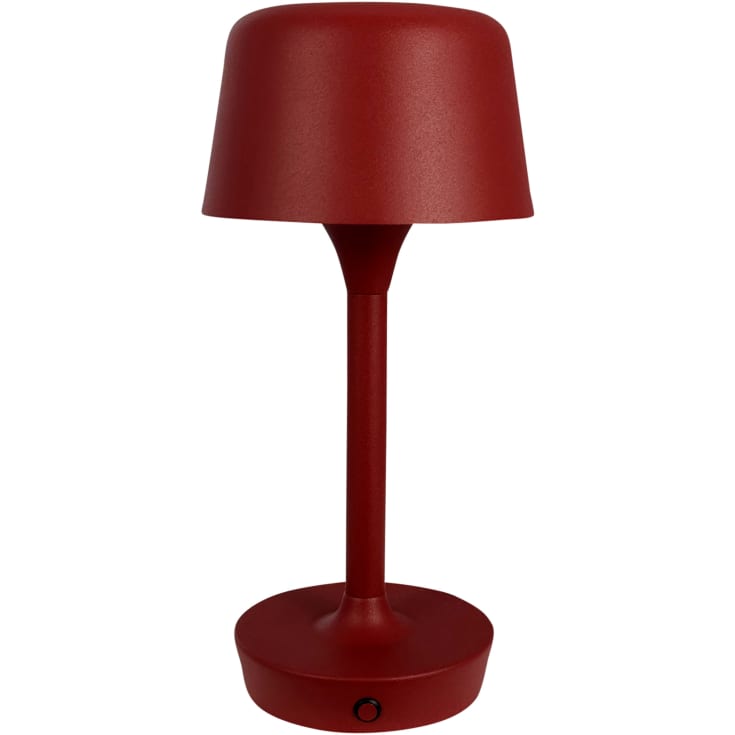 Dyberg Larsen Flow oppladbar bordlampe, rød