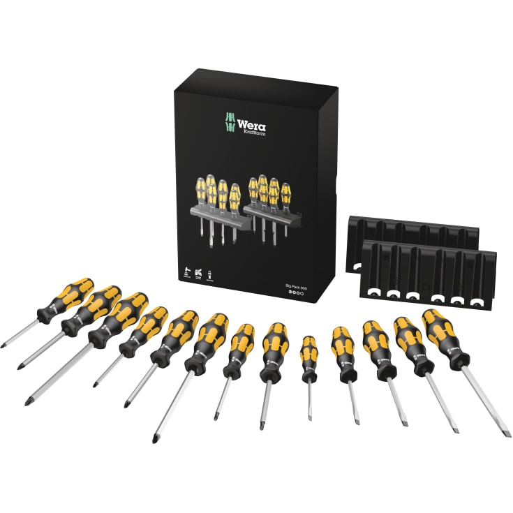 Wera Kraftform Big Pack 900, skrutrekkersett, 13 deler