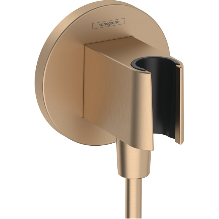 Hansgrohe FixFit S slangeudtag, børstet bronze