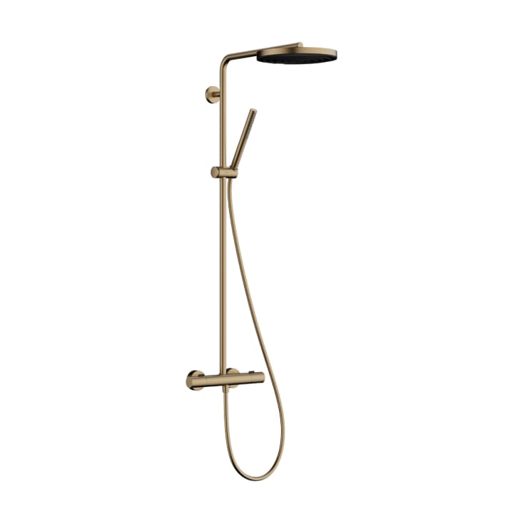 Hansgrohe Pulsify S Puro 260 brusesæt, vandsparende, børstet bronze