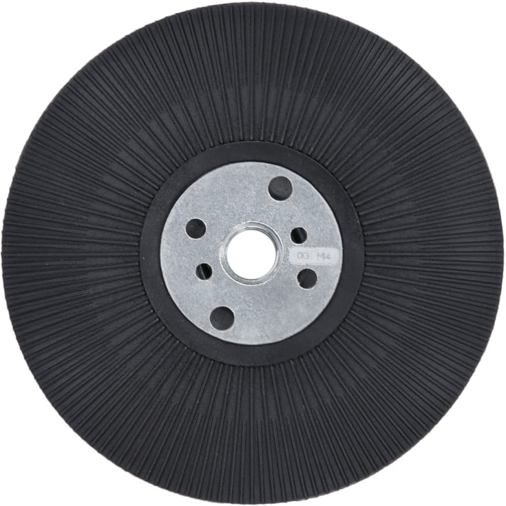 Bosch gummibagskive til GWS, hård, M14, 125 mm