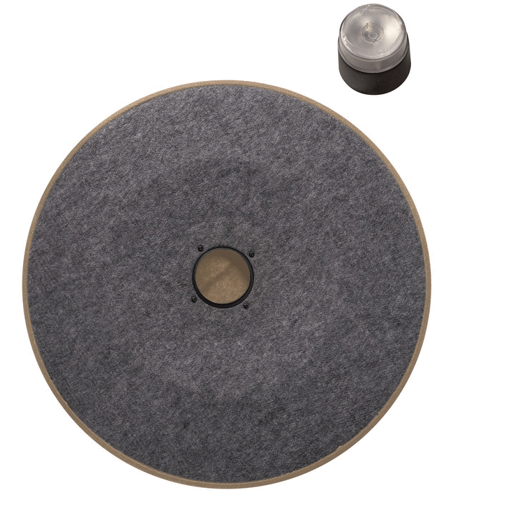 SLV Mana lampeskærm, beige, Ø60 cm
