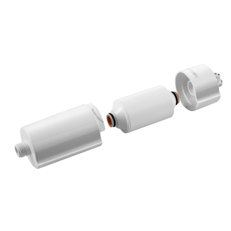 Philips dusjfilter, hvit