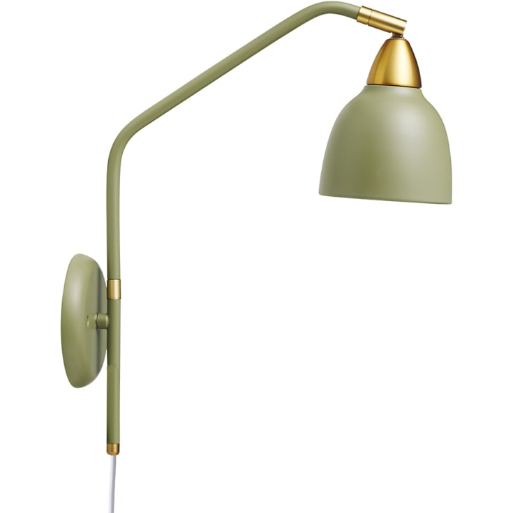 Superliving Urban vegglampe, høy, matt grønn