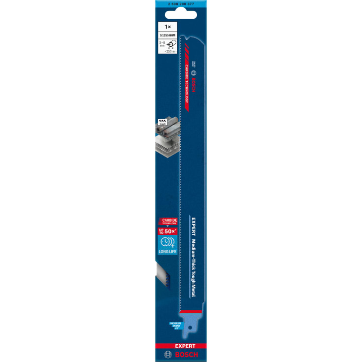 Bosch bajonettsagblad S1255HHM, 10 tpi, 300 mm, metall