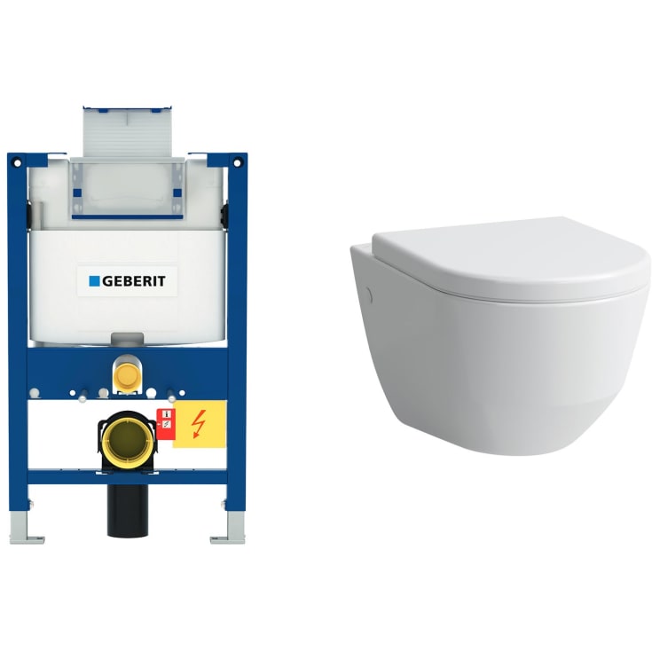 Laufen Pro 3 vägghängt toalettpaket, vit