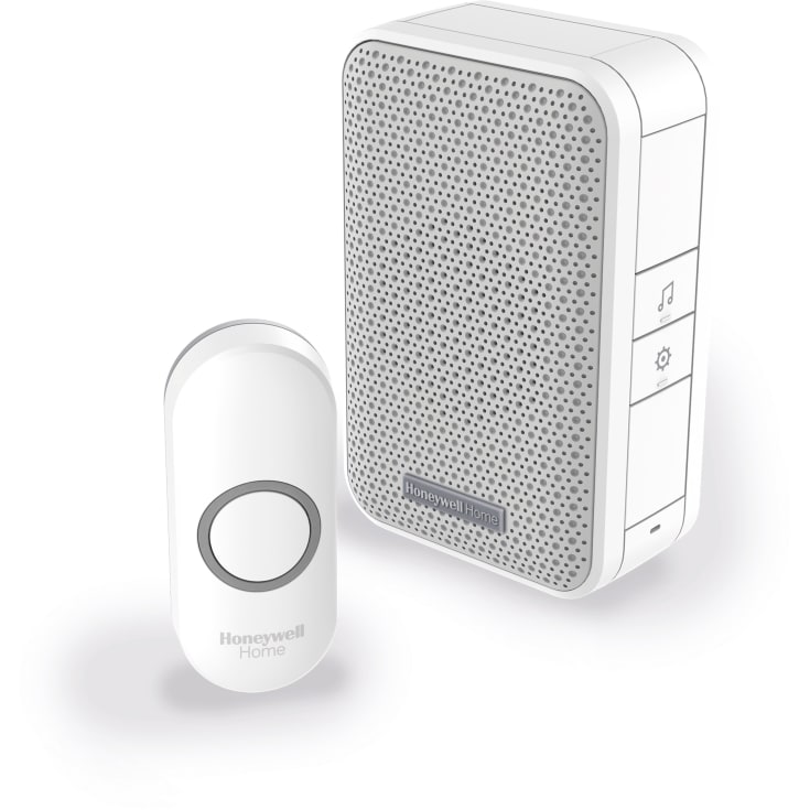 Honeywell Home dørklokke, trådløs, 150 m, hvid