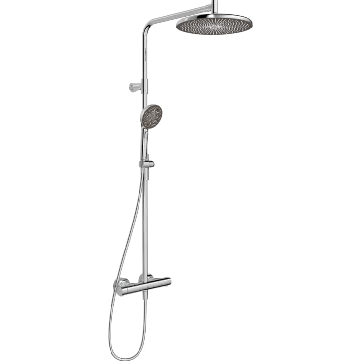 Oras Aurelia Rain duschset, vattenbesparande, krom