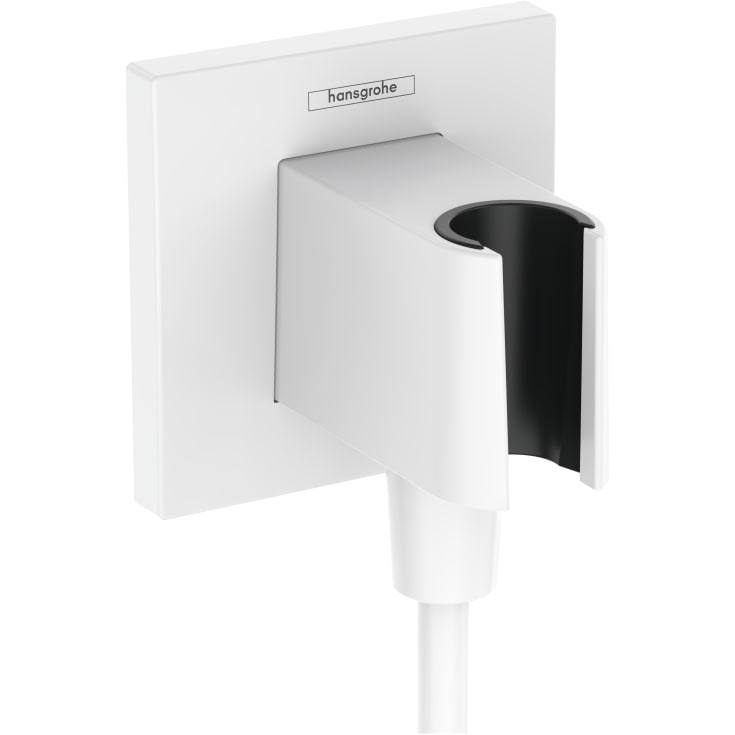 Hansgrohe FixFit E slangeuttak, matt hvit