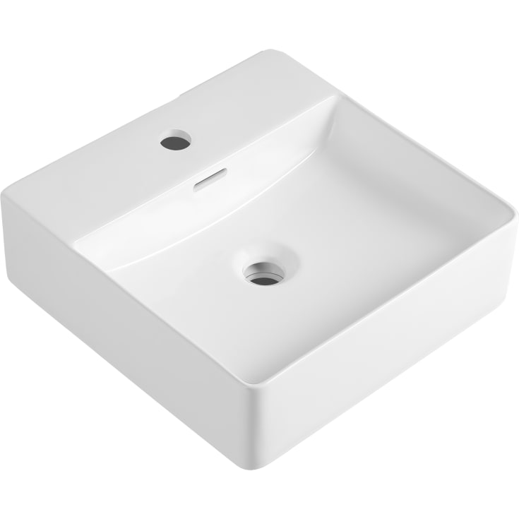 Lavabo Boxo 420 tvättställ, 42x42 cm, vit